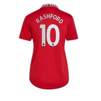 Manchester United Marcus Rashford #10 Fußballbekleidung Heimtrikot Damen 2022-23 Kurzarm
